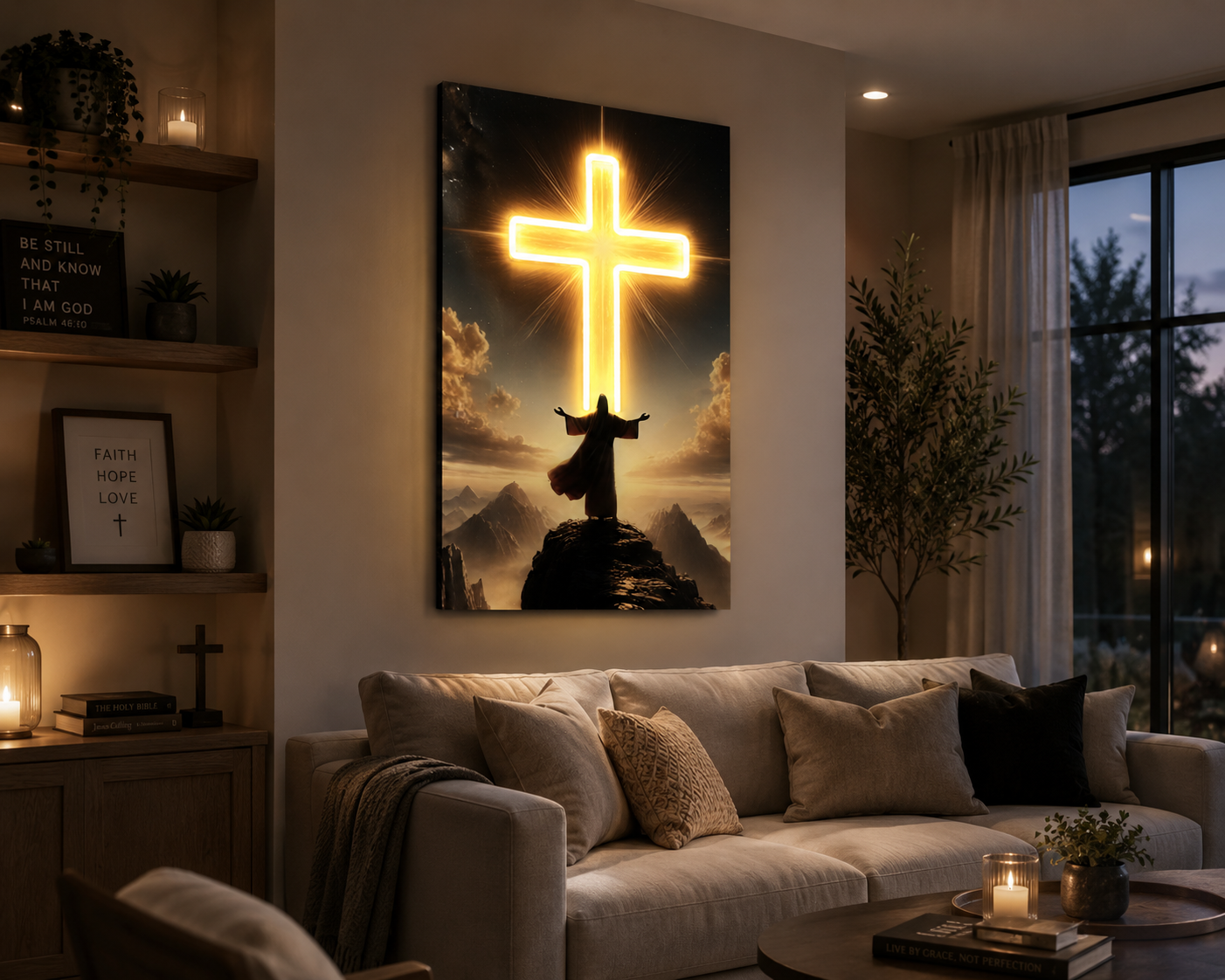 Glory Studio™ LED Wall Art | "Light of the World"