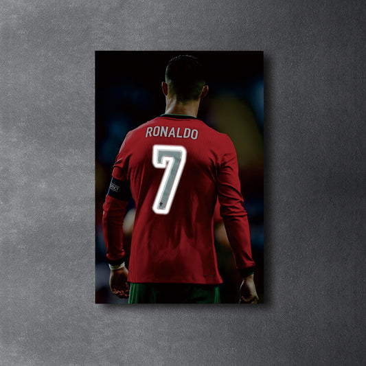 CR7 - NEON POSTER (Yellow LED's)