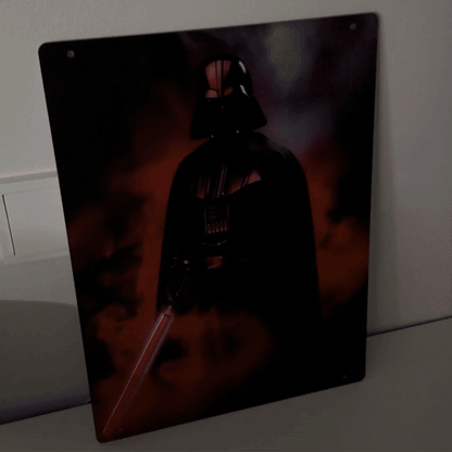 Darth Vader Wall Art (Red NEON Light)